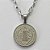 GARGANTILHA EM AÇO INOXIDÁVEL(CX49)- (ACO012) GARGANTILHA COM PINGENTE REDONDO SÃO BENTO 17MM - COMPRIMENTO: 50CM - FECHO LAGOSTA - ACO1193 - Imagem 2