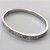 PULSEIRA (BRACELETE) EM AÇO INOXIDÁVEL(CX50) - BRACELETE ESTILO CARTIER COM BRILHOS - COMPOSIÇÃO: AÇO INOXIDÁVEL - ACO1195 - Imagem 2