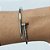 PULSEIRA (BRACELETE) EM AÇO INOXIDÁVEL(CX55) - BRACELETE PREGO COM TREVO TIPO VAN CLEEF - COMPOSIÇÃO: AÇO INOXIDÁVEL - ACO1197 - Imagem 1