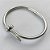 PULSEIRA (BRACELETE) EM AÇO INOXIDÁVEL(CX55) - BRACELETE PREGO COM TREVO TIPO VAN CLEEF - COMPOSIÇÃO: AÇO INOXIDÁVEL - ACO1197 - Imagem 2