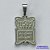 PINGENTE EM AÇO INOXIDÁVEL(CX50) - PINGENTE EM AÇO INOXIDÁVEL PLACA COM PALAVRA JESUS 12X17MM - ACO1209 - Imagem 1