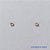 BRINCO FOLHEADO A OURO - BANHADO COM 5 MILÉSIMOS + VERNIZ DIAMOND - (BRPJ25) BRINCO DE PINO PARA RECÉM NASCIDO ZIRCÔNIA 2MM - OURO099 - Imagem 1