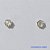 BRINCO FOLHEADO A OURO - BANHADO COM 5 MILÉSIMOS + VERNIZ DIAMOND - (BRPJ537) BRINCO DE PINO PARA RECÉM NASCIDO ZIRCÔNIA 5MM OURO118 - Imagem 1