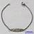 PULSEIRA EM AÇO INOXIDÁVEL -  (ACO01) PULSEIRA INFANTIL EM AÇO INOXIDÁVEL PLAQUINHA SOL E LUA 15CM - AÇO1220 - Imagem 1