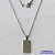 GARGANTILHA EM AÇO INOXIDÁVEL - (AÇO012) GARGANTILHA COM PINGENTE RETANGULAR TUDO POSSO NAQUELE QUE ME FORTALECE 16MM - COMPRIMENTO: 50CM - FECHO LAGOSTA - ACO1224 - Imagem 1
