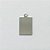 ACESSÓRIOS EM AÇO INOXIDÁVEL(CX54) - PINGENTE PLAQUINHA RETANGULAR PARA GRAVAÇÃO 9X12MM - AÇO1247 - Imagem 2