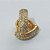 BRINCO FOLHEADO A OURO - BANHADO COM 5 MILÉSIMOS + VERNIZ DIAMOND - (BRT075D) BRINCO DE TRIO ARGOLA CORAÇÃO CRAVEJADO EM MICROS ZIRCÔNIAS 7/9/12MM - OURO175 - Imagem 3