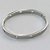 PULSEIRA (BRACELETE) EM AÇO INOXIDÁVEL(CX54) - BRACELETE COM CORAÇÕES VAZADOS - AÇO1251 - Imagem 2