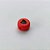 ACESSÓRIO NO BRUTO PRONTO PARA O BANHO(CX54) - MIÇANGAS REDONDA VERMELHA COM CORAÇÃO PRETO E FURO PASSANTE - TAMANHO 6MM - (PEÇA VENDIDA POR UNIDADE)- BRU0002597 - Imagem 2
