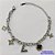PULSEIRA EM AÇO INOXIDÁVEL (CX8O)- PULSEIRA EM AÇO INOXIDÁVEL COM PINGENTES - TAMANHO: 17CM + EXTENSOR - FECHO LAGOSTA - COMPOSIÇÃO: AÇO INOXIDÁVEL - AÇO1259 - Imagem 1