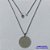 GARGANTILHA EM AÇO INOXIDÁVEL(CX60) - GARGANTILHA COM PINGENTE MEDALHA REDONDA ORAÇÃO PAI NOSSO 22MM - TAMANHO: 45CM - COMPOSIÇÃO: AÇO INOXIDÁVEL - AÇO1284 - Imagem 1