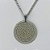 GARGANTILHA EM AÇO INOXIDÁVEL(CX60) - GARGANTILHA COM PINGENTE MEDALHA REDONDA ORAÇÃO PAI NOSSO 22MM - TAMANHO: 45CM - COMPOSIÇÃO: AÇO INOXIDÁVEL - AÇO1284 - Imagem 2