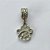 ACESSÓRIO NO BRUTO PRONTO PARA O BANHO(CX67) - (BLQ-080) PATINHA CRAVEJADO EM MICROS ZIRCÔNIAS 11X12MM - BERLOQUE PARA PULSEIRA SIMILAR A PANDORA - COMPOSIÇÃO: ALTA FUSÃO - PESO 1,3GR - BRU0002632 - Imagem 2