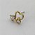 BRINCO NO BRUTO PRONTO PARA O BANHO(CX61)- (BX001293 W) BRINCO COM CORAÇÕES VAZADOS E ZIRCÔNIAS CRISTAL 11X12MM - PESO TOTAL 2GR - BRU13403 - Imagem 2