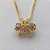 CONJUNTO FOLHEADO A OURO - BANHADO COM 5 MILÉSIMOS + VERNIZ DIAMOND - (CJA791) CONJUNTO COM CORRENTE VENEZIANA 45CM E PINGENTES GRAVATINHA CRAVEJADO EM MICROS ZIRCÔNIAS 9X12MM - FECHO REDONDO - OURO200 - Imagem 2