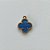 ACESSÓRIO NO BRUTO PRONTO PARA O BANHO(POTE) - PINGENTE TIPO VAN CLEEF AZUL COM UMA ARGOLINHA - COMPOSIÇÃO: LATÃO / ACRÍLICO - TAMANHO 10MM - (VENDIDO POR UNIDADE) PESO TOTAL 0,5GR - BRU0002670 - Imagem 2