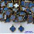 ACESSÓRIO NO BRUTO PRONTO PARA O BANHO(POTE) - PINGENTE TIPO VAN CLEEF AZUL COM UMA ARGOLINHA - COMPOSIÇÃO: LATÃO / ACRÍLICO - TAMANHO 10MM - (VENDIDO POR UNIDADE) PESO TOTAL 0,5GR - BRU0002670 - Imagem 1