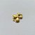 ACESSÓRIO NO BRUTO PRONTO PARA O BANHO(CX81) - (V3614) PINGENTE FLOR COM DOIS FUROS 10X12MM - COMPOSIÇÃO: 100% LATÃO - PESO TOTAL 0,3GR - BRU0002685 - Imagem 2