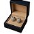 BRINCO FOLHEADO A PRATA (Cx63)- BRINCO ARGOLA CRAVEJADO EM MICROS ZIRCÔNIAS 8X14MM  - PRA001 - Imagem 1