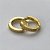 BRINCO NO BRUTO PRONTO PARA O BANHO(CX65)- BRINCO ARGOLA CRAVEJADO EM MICROS ZIRCÔNIAS 2X13MM - PESO TOTAL 1,8GR - BRU13424 - Imagem 2