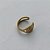 BRINCO NO BRUTO PARA BANHO(CX65) - (3.2965) EAR CUFF OLHO GREGO - TAMANHO 6X11MM (VENDIDO POR UNIDADE) - PESO 0,9GR - BRU13431 - Imagem 2