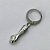 BRINCO EM AÇO INOXIDÁVEL(CX67) -  BRINCO TRANQUETA (ARGOLINHA DE PRESSÃO) EM AÇO INOXIDÁVEL PINGENTE FIGA 17MM - AÇO1298 - Imagem 2