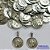 PINGENTE EM AÇO INOXIDÁVEL(CX67) - PINGENTE MEDALHA SÃO BENTO 14MM - AÇO1299 - Imagem 1
