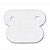 ETIQUETA TAG BRANCA COM CORTE PARA BRINCOS PACOTE COM 100 UNIDADES TAMANHO: 15X18MM - (ET6) - BRU0002704 - Imagem 2