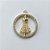 PINGENTE NO BRUTO PRONTO PARA O BANHO(CX74) - PINGENTE MEDALHA NOSSA SRA APARECIDA CRAVEJADO EM MICROS ZIRCÔNIAS 18MM- COMPOSIÇÃO: LATÃO / ZIRCÔNIA - PESO TOTAL 1,5GR - BRU13446 - Imagem 2