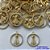 PINGENTE NO BRUTO PRONTO PARA O BANHO(CX74) - PINGENTE MEDALHA NOSSA SRA APARECIDA CRAVEJADO EM MICROS ZIRCÔNIAS 18MM- COMPOSIÇÃO: LATÃO / ZIRCÔNIA - PESO TOTAL 1,5GR - BRU13446 - Imagem 1
