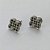 BRINCO NO BRUTO PRONTO PARA O BANHO(CX77) - (MAD) BRINCO DE PINO TIPO VAN CLEEF COM ZIRCÔNIAS NEGRAS 12MM - COMPOSIÇÃO: LATÃO / ZIRCÔNIA - PESO TOTAL 2,3GR - BRU13455 - Imagem 2