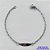 PULSEIRA EM AÇO INOXIDÁVEL(CX70) - (AÇO12) PULSEIRA INFANTIL COM CORRENTE 14CM COM PLAQUINHA PARA GRAVAÇÃO 4X18MM - COMPOSIÇÃO: AÇO INOXIDÁVEL - AÇO1315 - Imagem 1