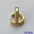 BRINCO NO BRUTO PRONTO PARA O BANHO(CX70) - BRINCO ARGOLA CRAVEJADO EM MICROS ZIRCÔNIAS 3X13MM - PESO TOTAL 2,6GR - BRU13474 - Imagem 3