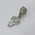 ACESSÓRIO NO BRUTO PRONTO PARA O BANHO (CX80) - (BLQ-082) MENINA CRAVEJADA EM MICROS ZIRCÔNIAS 10X16MM - BERLOQUE PARA PULSEIRA SIMILAR A PANDORA - COMPOSIÇÃO: ALTA FUSÃO - PESO 1,3GR - BRU0002759 - Imagem 2