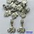 ACESSÓRIO NO BRUTO PRONTO PARA O BANHO (CX80)- (BLQ-072) ELEFANTE CRAVEJADO EM MICROS ZIRCÔNIAS 10X13MM - BERLOQUE PARA PULSEIRA SIMILAR A PANDORA - COMPOSIÇÃO: ALTA FUSÃO - PESO 1,9GR - BRU0002762 - Imagem 1