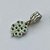 ACESSÓRIO NO BRUTO PRONTO PARA O BANHO(CX77) - (BLQ-079) TREVO QUATRO FOLHAS COM STRASS VERDES 10X12MM - BERLOQUE PARA PULSEIRA SIMILAR A PANDORA - COMPOSIÇÃO: ALTA FUSÃO - PESO 1,2GR - BRU0002764 - Imagem 2