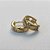 BRINCO NO BRUTO PRONTO PARA BANHO(CX77) -  BRINCO DE ARGOLINHA DE PRESSÃO CRAVEJADO EM MICROS ZIRCÔNIAS 3X12MM - PESO: 2GR - COMPOSIÇÃO: LATÃO / ZIRCÔNIA - BRU13509 - Imagem 2