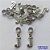ACESSÓRIO NO BRUTO PRONTO PARA O BANHO(CX80) - (BLQ-097J) LETRA "J" COM ZIRCÔNIAS 6X13MM - BERLOQUE PARA PULSEIRA SIMILAR A PANDORA - COMPOSIÇÃO: ALTA FUSÃO - PESO 0,9GR - BRU0002794 - Imagem 1
