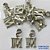 ACESSÓRIO NO BRUTO PRONTO PARA O BANHO (CX83)- (BLQ-097M) LETRA "M" COM ZIRCÔNIAS 11X12MM - BERLOQUE PARA PULSEIRA SIMILAR A PANDORA - COMPOSIÇÃO: ALTA FUSÃO - PESO 1,5GR - BRU0002795 - Imagem 1