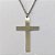 GARGANTILHA EM AÇO INOXIDÁVEL (CX83) (BCOL033)- CORRENTE ELO PORTUGUÊS 50CM  COM PINGENTE CRUCIFIXO (E1309) 24X41MM - FECHO LAGOSTA - AÇO1375 - Imagem 2