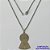 GARGANTILHA EM AÇO INOXIDÁVEL(CX83) - GARGANTILHA COM PINGENTE NOSSA SENHORA APARECIDA 11MM - TAMANHO: 45CM - COMPOSIÇÃO: AÇO INOXIDÁVEL - AÇO1376 - Imagem 1