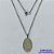 GARGANTILHA EM AÇO INOXIDÁVEL(CX85) - GARGANTILHA COM PINGENTE NOSSA SENHORA APARECIDA 15MM - TAMANHO: 45CM - COMPOSIÇÃO: AÇO INOXIDÁVEL - AÇO1392 - Imagem 1