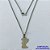 GARGANTILHA EM AÇO INOXIDÁVEL(CX85) - GARGANTILHA COM PINGENTE ANJINHO 12MM - TAMANHO: 45CM - COMPOSIÇÃO: AÇO INOXIDÁVEL - AÇO1396 - Imagem 1