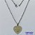 GARGANTILHA EM AÇO INOXIDÁVEL(CX85) - GARGANTILHA COM PINGENTE CORAÇÃO ESCRITO GRATIDÃO 18MM - TAMANHO: 45CM - COMPOSIÇÃO: AÇO INOXIDÁVEL - AÇO1397 - Imagem 1