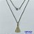 GARGANTILHA EM AÇO INOXIDÁVEL(CX85) - GARGANTILHA COM PINGENTE NOSSA SENHORA APARECIDA 13MM - TAMANHO: 45CM - COMPOSIÇÃO: AÇO INOXIDÁVEL - AÇO1400 - Imagem 1