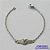 PULSEIRA EM AÇO INOXIDÁVEL( CX85) (AÇO12) - PULSEIRA INFANTIL CHAPINHA DESENHADA ANJINHO 22MM TAMANHO 15CM - LARGURA 1,0MM - FECHO LAGOSTA - COMPOSIÇÃO: AÇO INOXIDÁVEL - AÇO1412 - Imagem 1