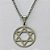 GARGANTILHA EM AÇO INOXIDÁVEL(CX85) - GARGANTILHA COM PINGENTE ESTRELA DE DAVI 16MM - TAMANHO: 45CM - COMPOSIÇÃO: AÇO INOXIDÁVEL - AÇO1419 - Imagem 2
