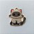ACESSÓRIO NO BRUTO PRONTO PARA O BANHO - PINGENTE GATINHO CINZA PERSONAGEM DESENHO 22X23MM - COMPOSIÇÃO: ALTA FUSÃO - PESO TOTAL 1,7GR - BRU0002832 - Imagem 2
