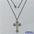 GARGANTILHA EM AÇO INOXIDÁVEL (CX89)- GARGANTILHA COM PINGENTE CRUCIFIXO 22X35MM - TAMANHO: 45CM - COMPOSIÇÃO: AÇO INOXIDÁVEL - AÇO1454 - Imagem 1