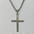 GARGANTILHA EM AÇO INOXIDÁVEL (CX89)- GARGANTILHA COM PINGENTE CRUCIFIXO LISO 19X30MM - TAMANHO: 45CM - COMPOSIÇÃO: AÇO INOXIDÁVEL - AÇO1461 - Imagem 2